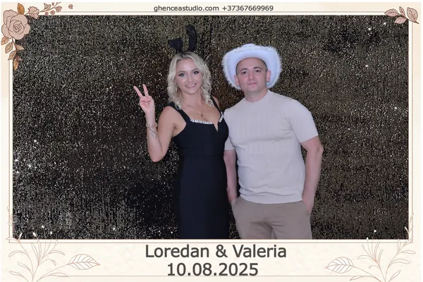 Cabina foto – LOredan & Valeria wedding – poza 9